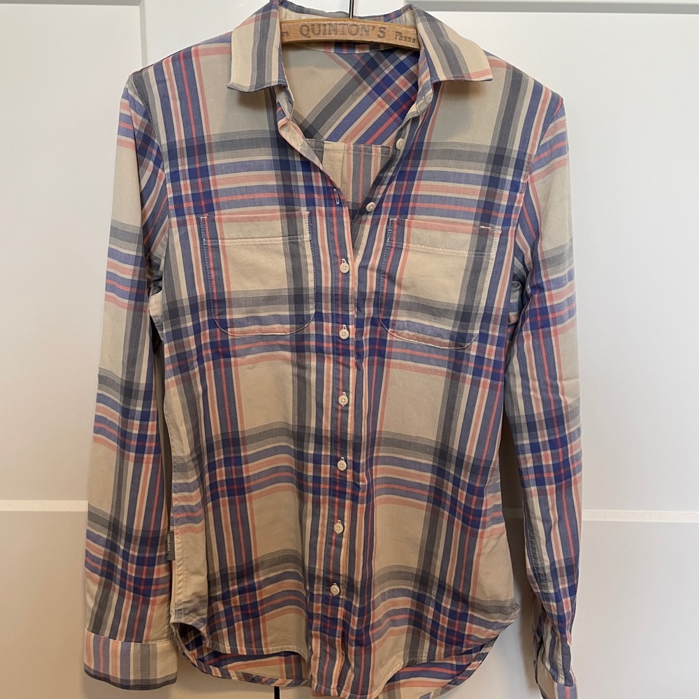 Icebreaker Plaid Button Down